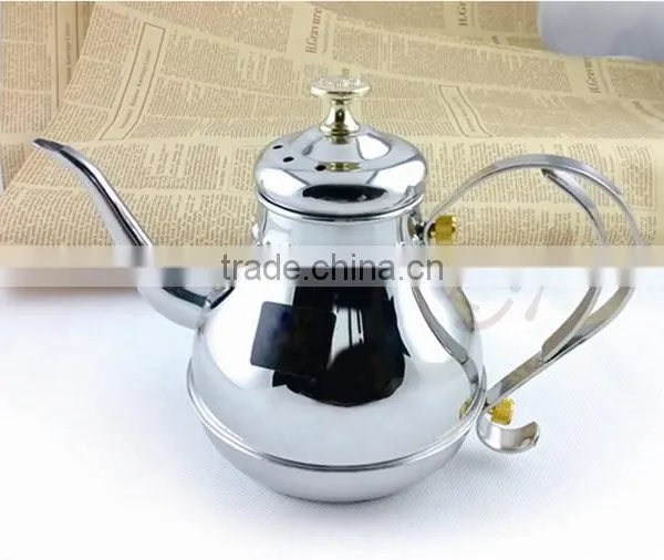 Stainless Steel Gold Pour Over Coffee Pot, Coffee & Tea Kettle photo-4