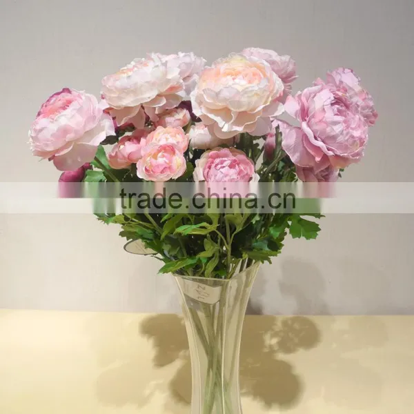 Hot Sell Artificial Ranunculus Wedding Low Moq Decoration Arrangement photo-3