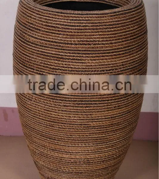 natural weaving planter