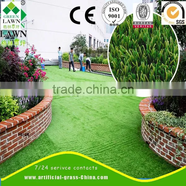 Summer Green Colour Artificial Turf Garden Mat photo-6