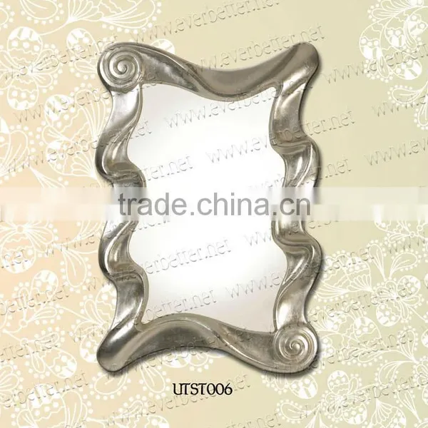 PU Fine Handmade Anqiue High-quality Decor Wall Mirrors photo-4