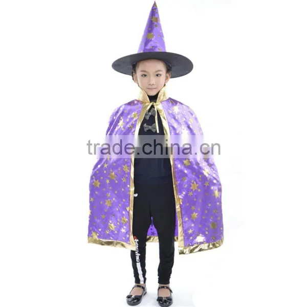 Wholesale Good Quality Bright Colorful Halloween Party Cosplay Cloaks for Children photo-2