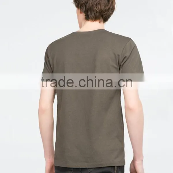 Relax Fit Cotton v Neck Dry Fit T-shirt Wholesale photo-3