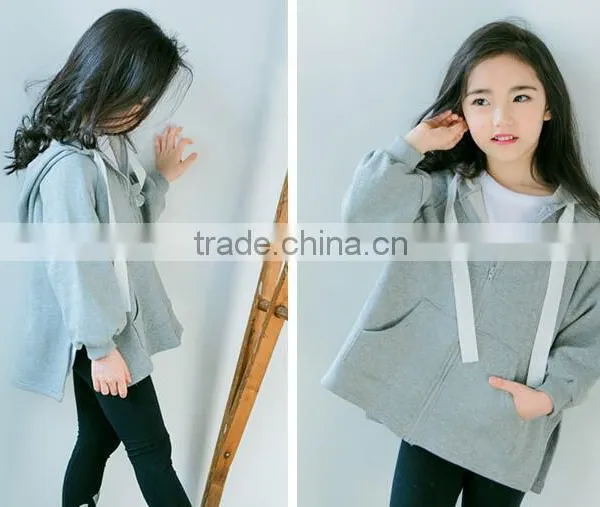 Zm35784a High Quality Children Clothing Wholesale Children Girls Hoodies Jacket photo-4