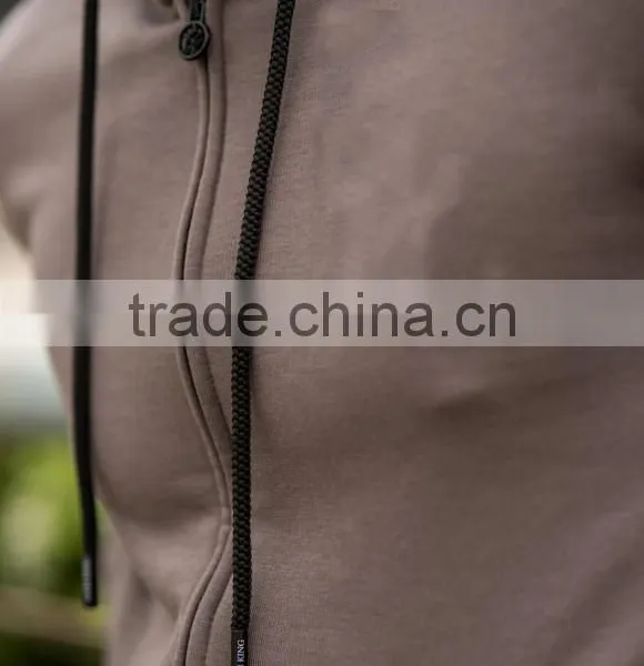 Men's Hooded Tracksuit Top Slim Fit Tracksuit photo-4