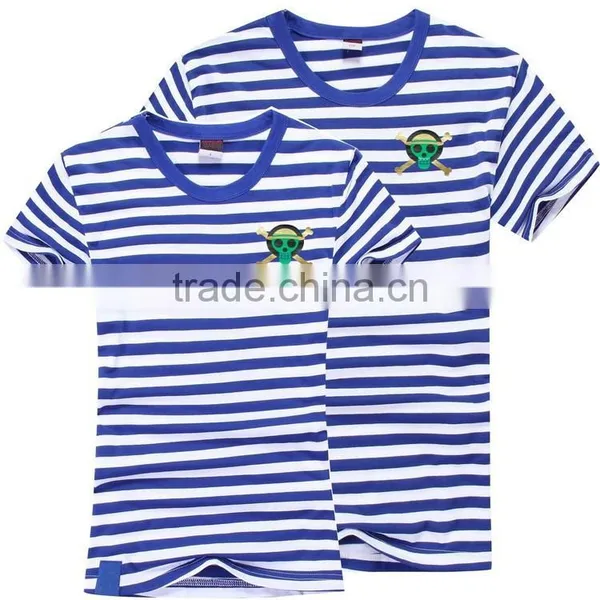 2016 Fashion Printed Stripe T-Shirt For Couple photo-6