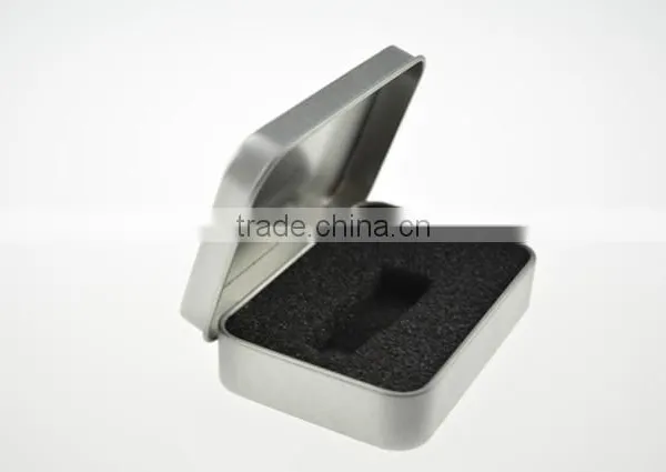 R1846H Manufacturer Wholesale Rectangle Mini Tin Can for U Disk Lighter Packing Box photo-3