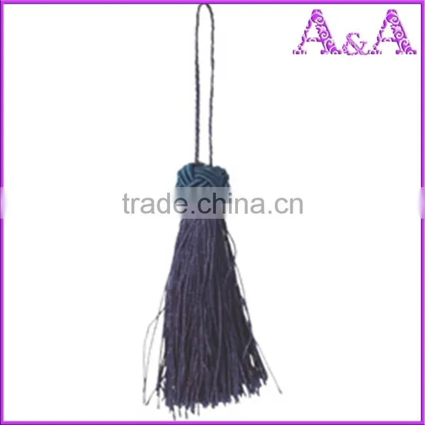 Mini Gold Caps Korean Velvet Tassel for Key Chain photo-5