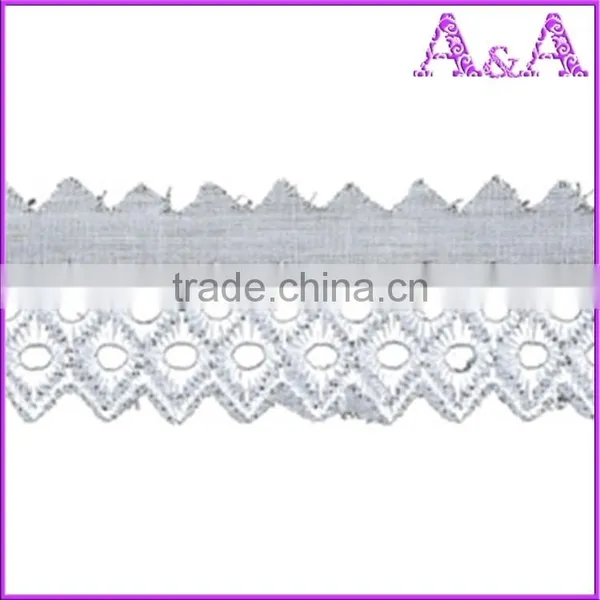 3 INCH T/C Lace Embroidery Trim,AFRICAN LACE photo-6