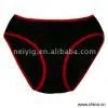 Sell Black Sanitary Underwear With Red Edge