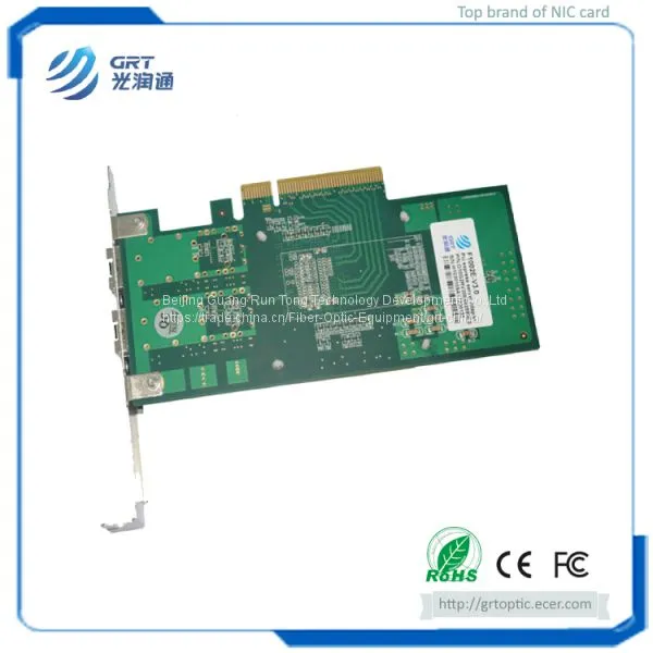 F1002E 10Gigabit Intel 82599ES Dual-port Fiber Optical PCIe NIC Network Card photo-4