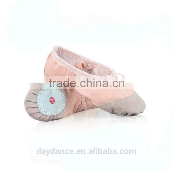 Standard Girls Baby Kids Ballet Slippers Wholesale Split Soft Sole Ballet Dance Shoe Red Black White Beige Pink photo-3