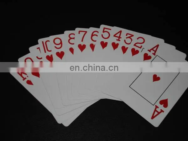 Jumbo index plastic box package Playing Cards