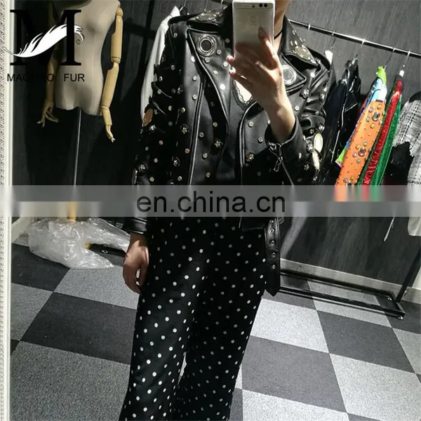 Soft Genuine Lambskin Leather Short Jacket Italian Leather Jacket Women photo-6