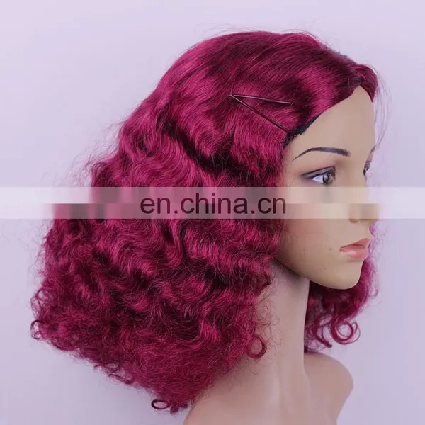 Party Retro Wig,carnival Claret Wig P-W189 photo-2