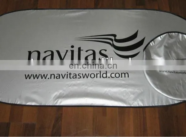 Anti-UV Pop Up Foldable Silver High Quality Car Window Sunshade photo-5
