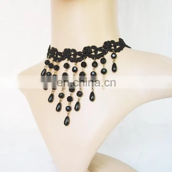 2015 Latest Design Fashion Party Lace Necklace Lace Necklace photo-3
