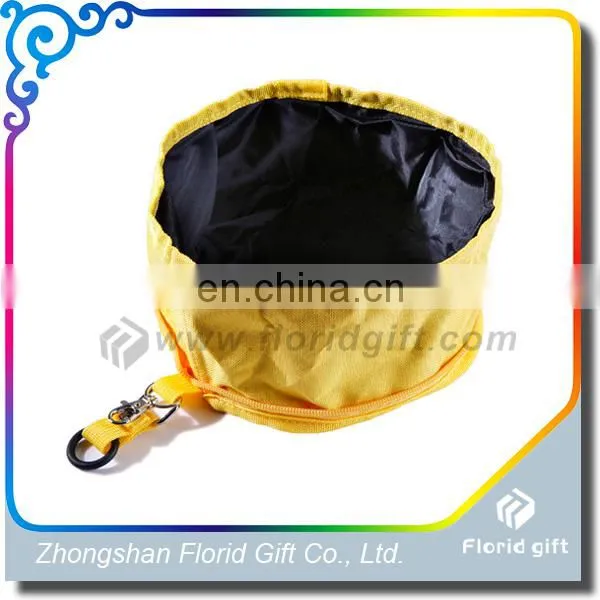 China Supplier Collapsible Supreme Pet Food Bowl Polyester Travel Dog Bowl photo-3