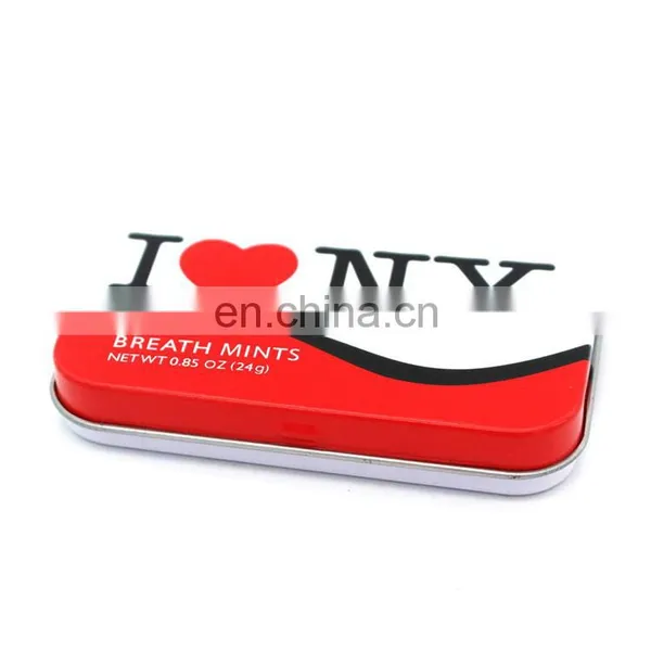 Custom Decoration Rectangular Empty Metal Candy Tin Cans Manufacturer photo-3