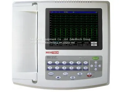 Meditech EKG 1212t Portable With Keyboard and Touch Screen ECG