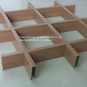 Aluminium grille ceiling Grille Ceiling For Supermarkets