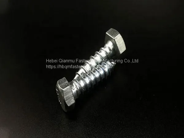 Hex Head Wood Screw DIN571 Zinc Plated Carbon Steel Wood Screw