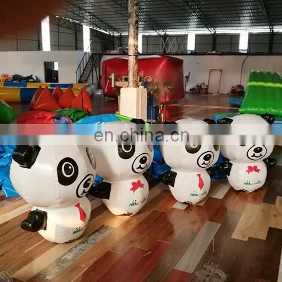 Cute PVC Indoor Advertising Inflatable Small Panda Cartoon Model For Event Evening Party photo-5