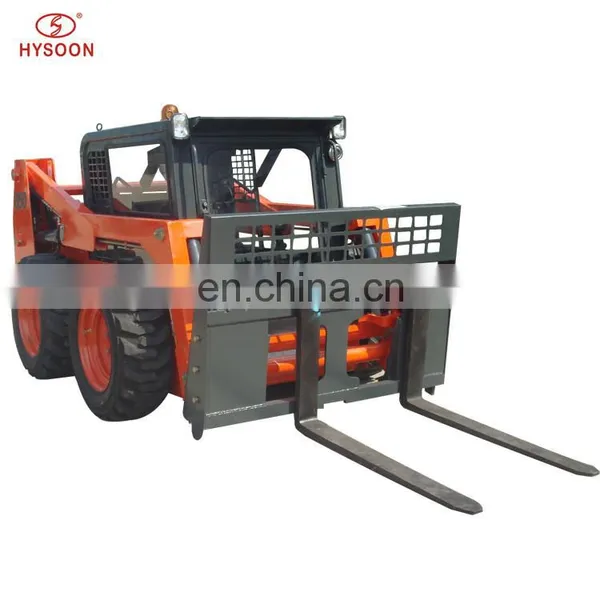 Agricultural Machine Skidsteer With Earth Bucket With Teeth photo-2