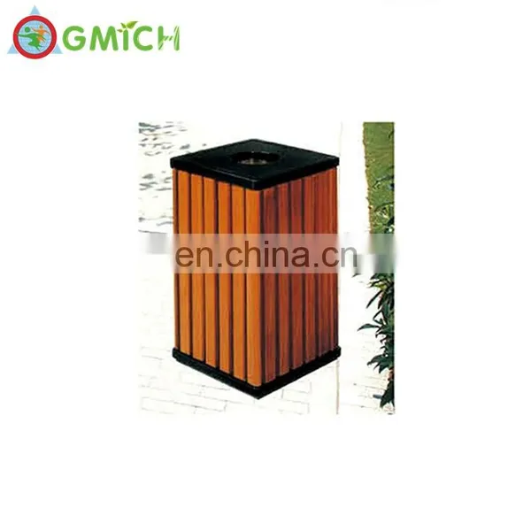 Factory Price Outdoor Public Wood Park Industrial Dustbin for JMQ-G248F photo-3