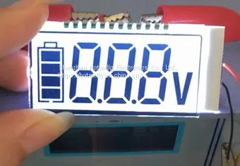 LCD segment code screen