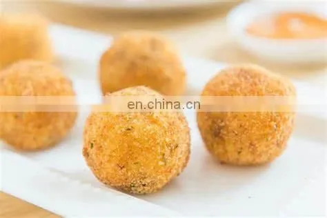 Frozen Croquettes Filling Machine Croquettes Maker Supplier Full Automatic Encrusting Machine photo-6