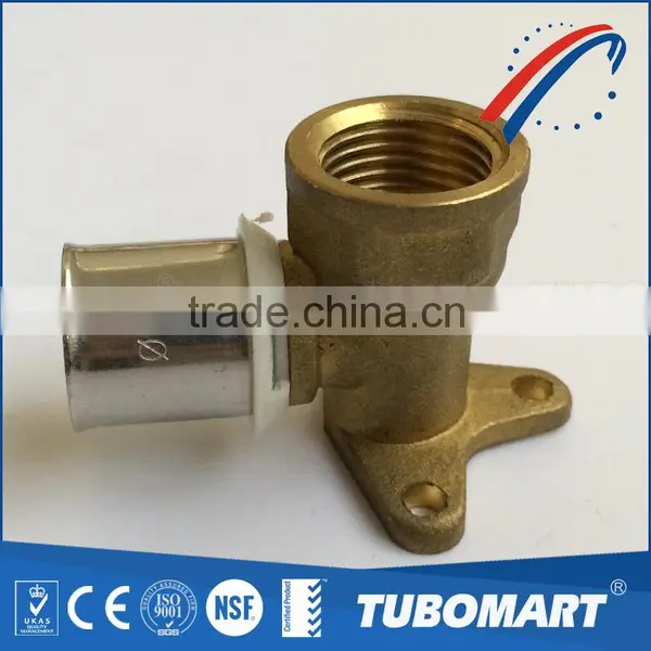 Factory Price Press Pipe Union 16mm Wall Mounted Female Elbow With SGS Certification photo-3