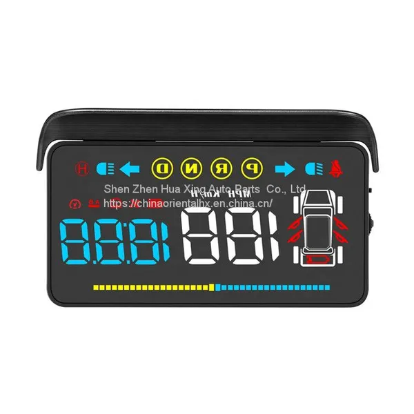 5-дюймовый HUD 3D-отражательный головной дисплей Obd Hud