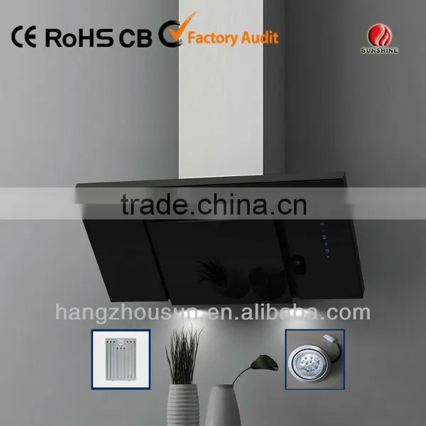 New Style Tempered Glass Kitchen Hood/CE Approved