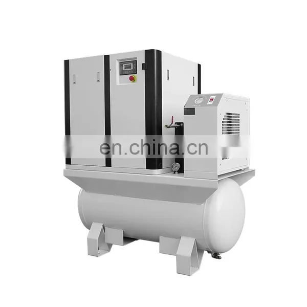 Combined Compressor 22kw High Pressure 16Bar Integrated Screw Air Compressor With Air Tank and Dryer Used for Laser Cutting photo-2