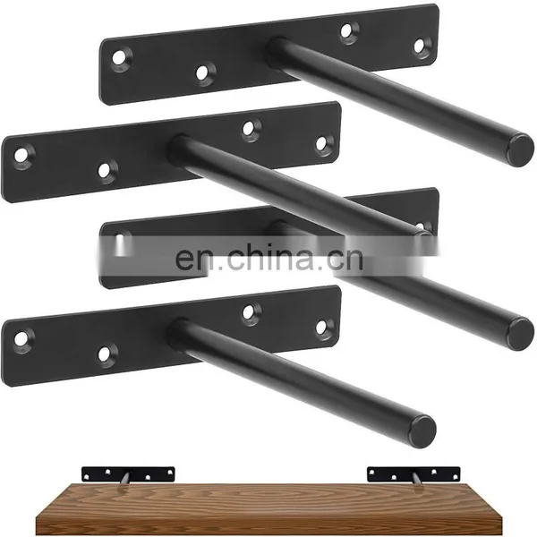 Stainless Steel Folding Triangle Bracket Shelf Support Adjustable Shelf Holder Wall Mounted Bench Table Shelf photo-5