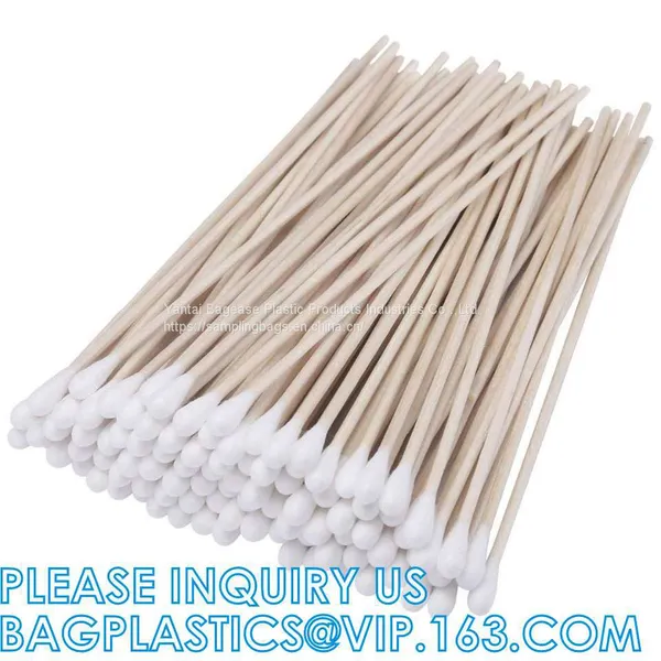 Eco q Tips Q-tips Disposable Bamboo Cotton Ear Buds Swabs Tige Stick, Disposable Industrial Cleanroom Makeup Tool photo-4