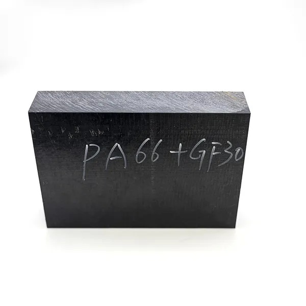 Modified Material PA66+GF Sheet Rod Tube Extrusion Plastic Sheet photo-3