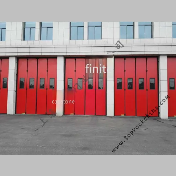 Fire Brigade Garage Door, Dingshi Door Industry Fire Door, One-key and Quick Opening photo-2