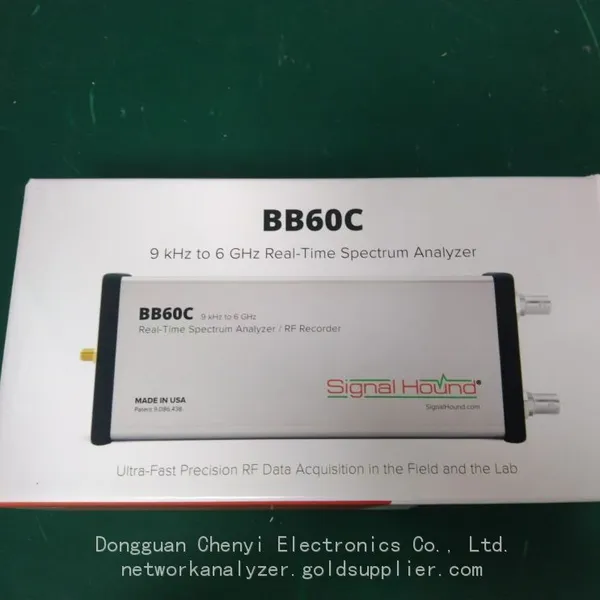 Signal Hound BB60C Анализатор спектра в реальном времени 9kHz - 6GHz Портативный USB RF-тестер для обнаружения коммуникационного помеха