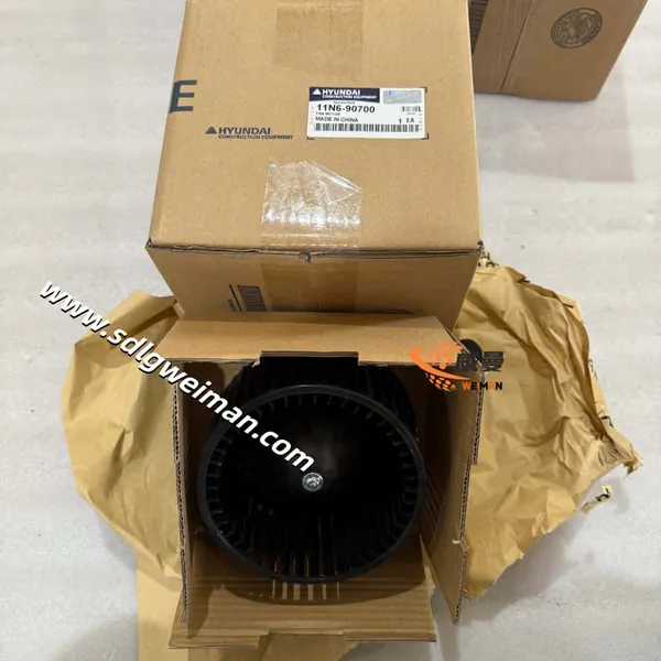 Hyundai Excavator Parts Genuine 11N6-90700 Fan & Motor for R210LC7