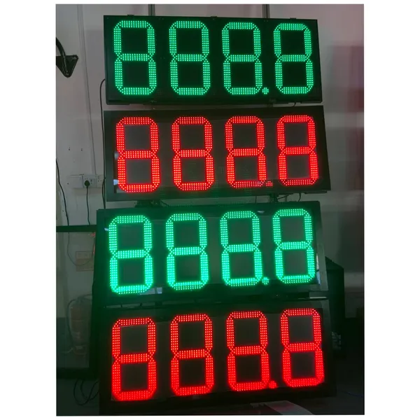 24 Inch 88.88 8.889/10 LED Gas Price Sign Gas Station LED Display Screen Gas Price Changer photo-2