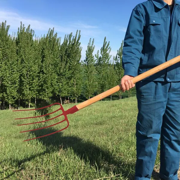 Wholesale Welded Steel Forks Manganese Farm Fork Garden Fork Manufacturer for Agriculture Compost and Manure Use photo-2