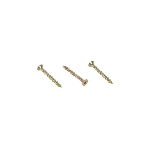 China Manufacturer Yellow Zinc Plated Particle Board Chipboard Screws Full Thread Pozi PZ Drive No Snapping Free Samples Full Sizes Available photo-2