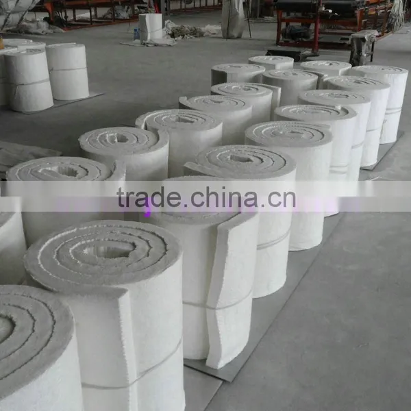 1400 128kg m3 High Zirconium Ceramic Fiber Blanket for Boiler Insulation photo-2
