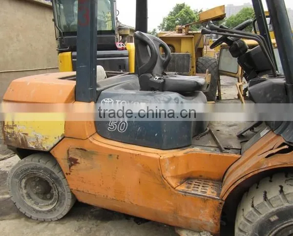 Used Toyota Forklift 5T Japan Made, 5 Ton Forklift 4m Lifting Height Year 2008 photo-2
