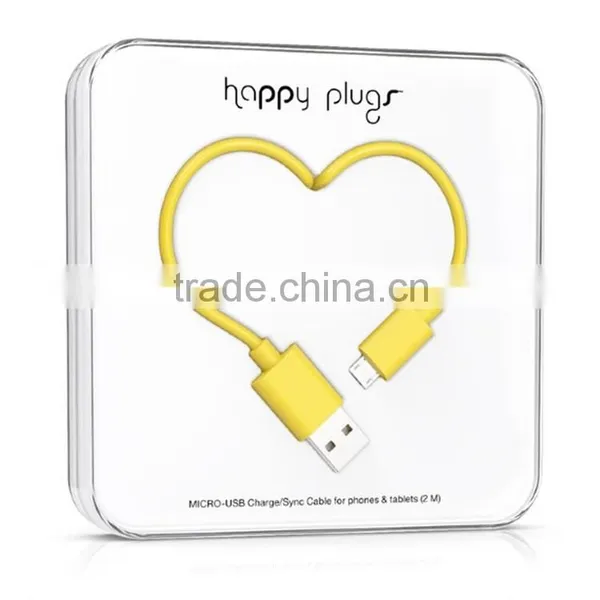 Happy Plug Design Micro USB Data Chargeer Male for Samsung photo-4