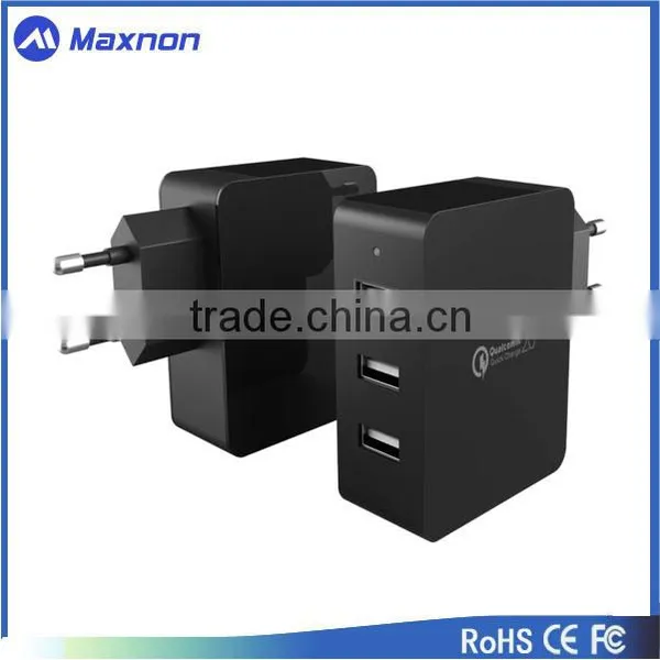 CE RoHS FCC Qualcomm Certified 3 Usb Quick Wall Charger With Quick Charge 2.0 Wholesale photo-5