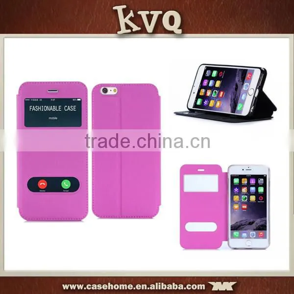 Multi-color Leather Stand Cover Case For IPhone 6/6s Smartphone photo-3