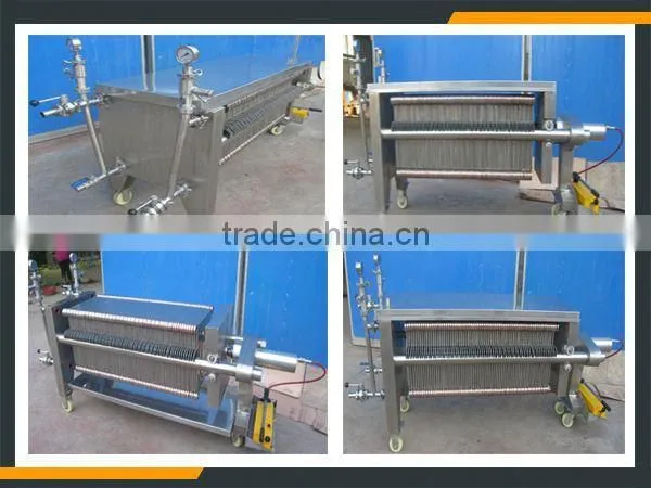 Plate Frame Liquid Products Filtering Machine With Cardboard photo-5